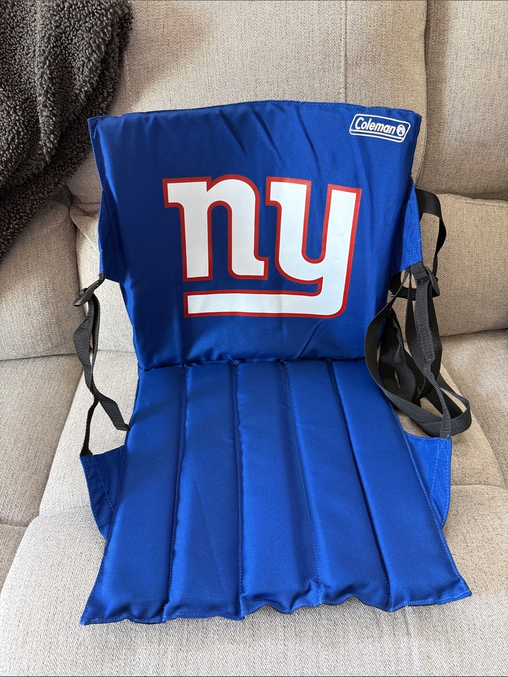 Coleman Royal Blue NY Giants Portable Stadium Seat